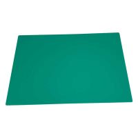 Bronyl bureauonderlegger 60 x 42 cm transparant groen