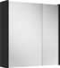 Saniclass Prime Spiegelkast - 60x63x16cm - inclusief zijpanelen - mat zwart