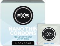 EXS Nano Thin ultra dunne condooms 3 stuks