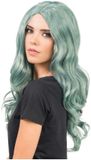 CHAKS Pruik Wavy Zee Groen