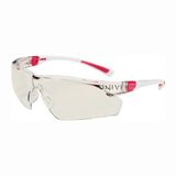 Univet 506UP 506U-03-02 Lunettes de sécurité Avec revêtement anti-buée, Incl. protection UV Blanc, Rose EN 166 DIN 166