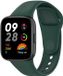 By Qubix - Siliconen bandje - Donkergroen - Geschikt voor Xiaomi Redmi Watch 3