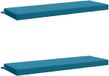 vidaXL Coussin de banc SOEST 2 pièces 100% Polyester Bleu clair
