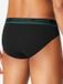 Uncover by Schiesser SCHIESSER uncover by SCHIESSER Rioslip Cotton Serie Mannen zwart/groen Effen 3XL