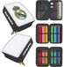Giotto Real Madrid mallette d'accessoires avec crayons - Porte-stylos triple pour fans de football