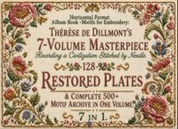 Horizontal Thérèse de Dillmont's Horizontal Format Album Book: Motifs for Embroidery