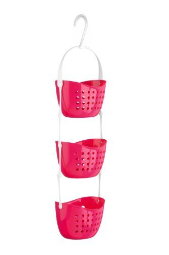 Premier Housewares 3-tier shower caddy - pink