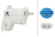 HELLA Expansion Tank Coolant Plastic With Lid For Audi A4