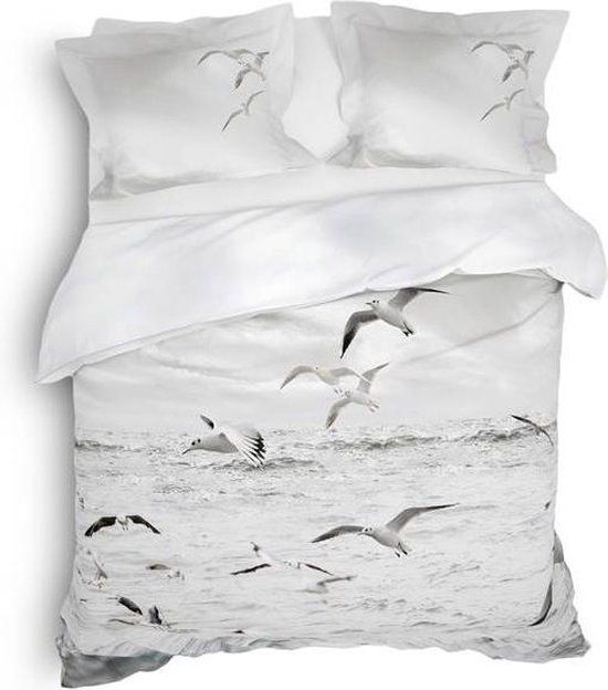 Heckett & Lane Vale Dekbedovertrek - Eenpersoons - 140x200/220 cm - Windy Grey