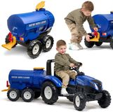 Falk New Holland FALK Tankwagen - 30L Inhoud - Blauw - Geschikt voor FALK tractoren (3-7 jaar) - 100% Gemaakt in Frankrijk