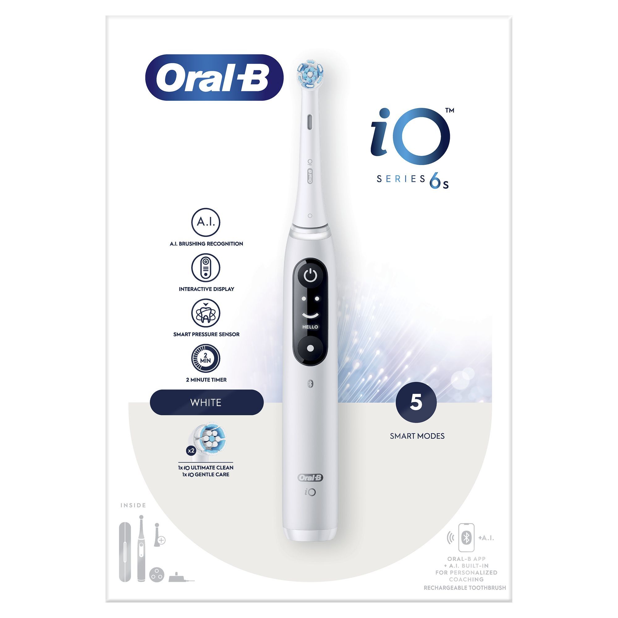 Oral-B iO 6 - Elektrische tandenborstel - Wit