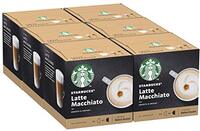 STARBUCKS Latte Macchiato By Nescafe Dolce Gusto Coffee Pods, 6er Pack (6 x 12 capsules) (36 Servings)