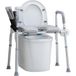 Toiletzitverhoging met armleuningen, instelbare wc-zitverhoging, toilet (tot 136 kg), wc-opstahulp, toiletverhoging, toiletopzetstuk, toiletstoel voor senioren, gehandicapten en zwangere vrouwen
