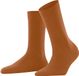 FALKE Softmerino eenkleurig wol katoen sokken dames bruin - maat 37-38