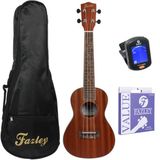 Fazley Bax Music bv Concert Ukelele starterset - Hout