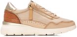 Carmela 162430 Lage Sneakers Vrouwen Leer Beige
