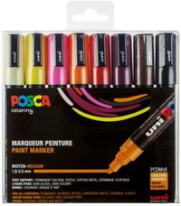 Uni Mitsubishi Pencil Posca Uni Posca Stiften Warm Colors PC5M 2.5 mm lijn