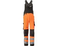 Mascot Safe Supreme Amerikaanse overall met kniezakken 15569-860 - hi-vis oranje/donkerantraciet - C48