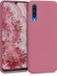 kwmobile telefoonhoesje geschikt voor Samsung Galaxy A50 - Hoesje voor smartphone - Back cover in donkerroze