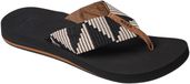 Reef Spring Wovenpebble Dames Slippers - Zwart/Bruin - Maat 42,5