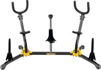 Hercules HCDS-538B Meervoudige standaard, 2 alt-, tenorsax, 1 sopraansax, 2 fluiten, klarinetten