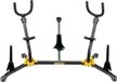 Hercules HCDS-538B Meervoudige standaard, 2 alt-, tenorsax, 1 sopraansax, 2 fluiten, klarinetten