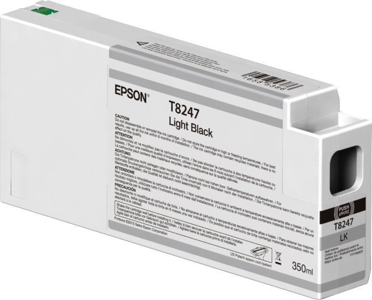 Epson T824700 Light Black Ink Cartridge - 350ml - Original