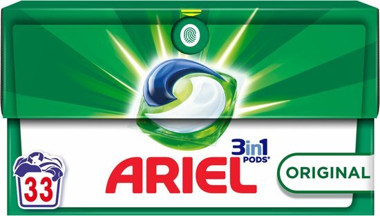 Ariel 3in1 Pods Wasmiddelcapsules Original 33 stuks