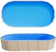 VEVOR Zwembadfolie, 3,75 X 7,32 M, Blauw
