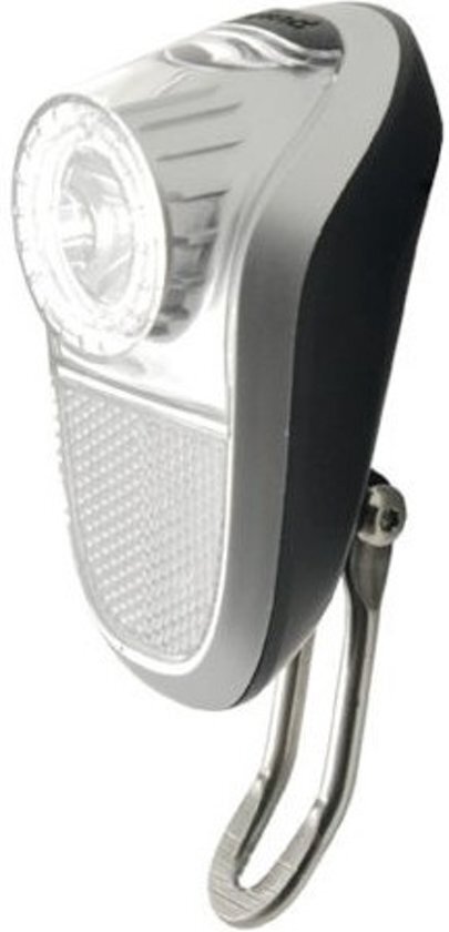 Simson White Koplamp - Fietslamp - (Naaf)Dynamo - LED - Zilver