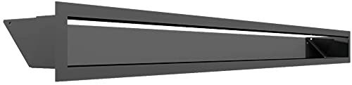 Kratki AIR ventilatierooster - 9 x 100 cm - Grafiet