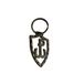 RVS Avisa RVS sleutelhanger - 'Kotwica symbool/Schild' (Goud)