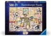 Ravensburger Crazy Cats Tabby & Co 500 pièces puzzle pour adultes et enfants à partir de 10 ans