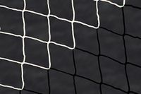 2 Voetbalnet 2 kleuren stadion wit/zwart