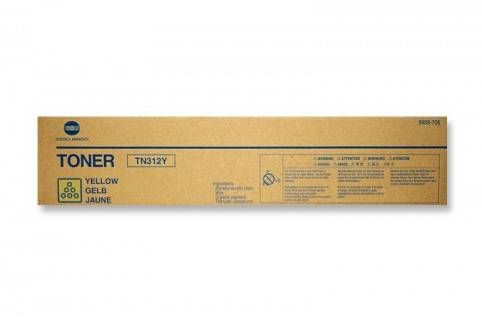 Konica Minolta TN312Y toner cartridge - Geel - Origineel
