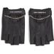 Karl Lagerfeld K/essential Chain Fl Gants Noir-nickel Taille : L