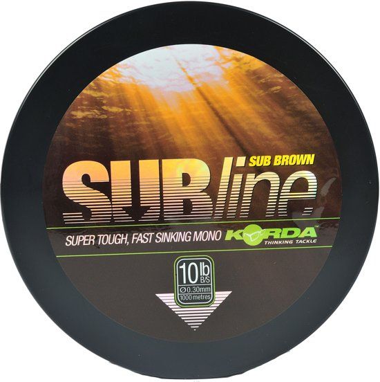 Korda Subline Kleur - Groen, Trekkracht - 12lb - Vislijn