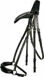 HKM Hoofdstel Carolin Pony Zwart Leer