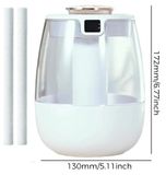 Humidificateur 1,5L - Humidificateur USB-C pour bureau - Grande capacité - Double sortie de brume - Silencieux