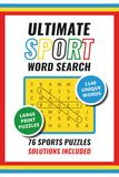 76 Large Print Sport Word Search Puzzles for Adults and Teens: British English Edition – Relaxing Sports Brain Games (Solutions Included)