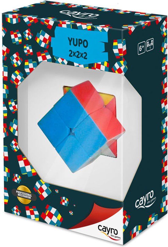 Geronimo Games Yupo Cube 2x2 - Kubus - Puzzel - Denksport - Geschikt vanaf 6 jaar