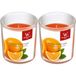 Trend Candles Geurkaars - Sinaasappel aroma - 2x - in glas - 25 branduren - 7 x 8 cm
