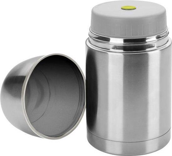 Ibili Voedselcontainer - Rvs - 800 ml - Grijs