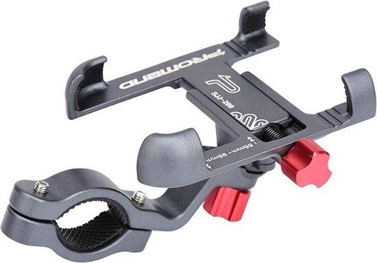 WiseGoods Luxe Telefoonhouder Mountainbike - Smartphone Beugel Fiets - Zwart
