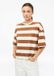 s.Oliver T-shirt rayé - Mokka - Taille 46
