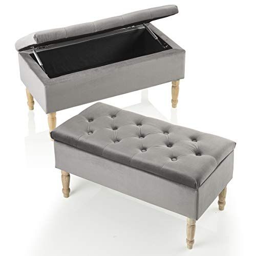 MONTEMAGGI Cassapanca Container - Suède, fluweel grijs - 2023 model