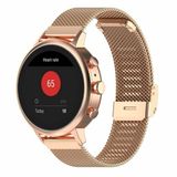 By Qubix Qubix Milanese Bandje voor Garmin Vivoactive 6/5/3 - Champagne Goud - 20mm
