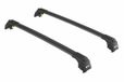 Turtle Porte-bagages pour Peugeot 5008 (T87) 2017-onwards Rail de toit fermé-Aluminium-Wingbar-Noir