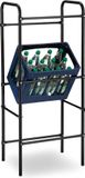 Merkloos / Sans marque Relaxdays Krattenrek - Staal - Zwart - 116 x 50 x 34 cm