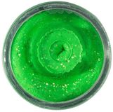 Berkley PowerBait Natural Glitter Trout Dough | 50g Garlic Spring Green Glitter